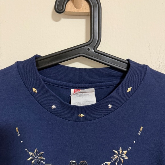 Vintage 90s embellished crop tee - Picture 3 of 6